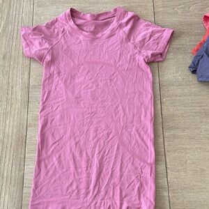 lululemon athletica  Pink Short Sleeve Tee